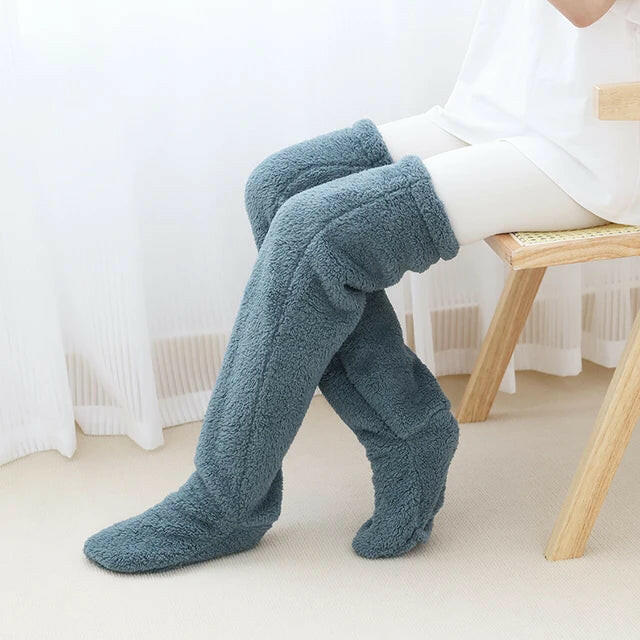 Cozy Thigh High Socks Women